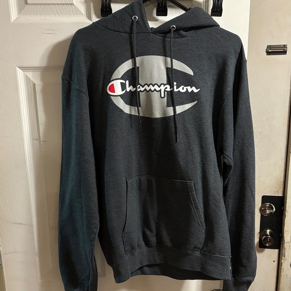 Champion Men's Dark Gray Hoodie